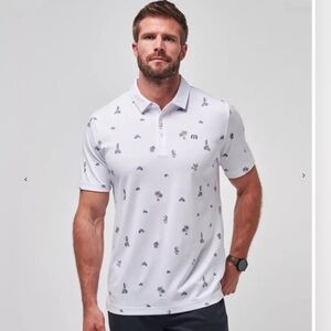 Travis Mathew Around The Island Golf Polo Size Large